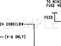 1994 Chrysler Lebaron GTC 3.0 V6 GAS Wiring Diagram