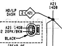 1994 Dodge Shadow  2.2 L4 GAS Wiring Diagram
