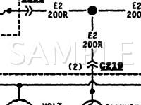 1995 Dodge B2500 VAN  5.9 V8 GAS Wiring Diagram