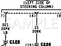 1995 Dodge Stratus  2.4 L4 GAS Wiring Diagram