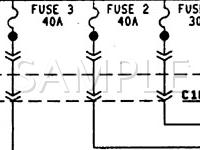 1995 Dodge RAM 2500 Pickup  5.9 L6 DIESEL Wiring Diagram