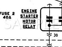 1995 Dodge RAM 3500 Pickup  8.0 V10 GAS Wiring Diagram