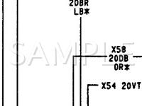 1995 Plymouth Acclaim  3.0 V6 GAS Wiring Diagram