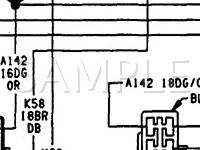 1995 Plymouth Voyager LE 3.0 V6 GAS Wiring Diagram