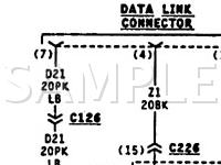 1996 Plymouth Breeze  2.0 L4 GAS Wiring Diagram