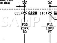 1996 Plymouth Breeze  2.0 L4 GAS Wiring Diagram
