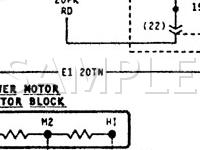 1996 Dodge Neon Highline 2.0 L4 GAS Wiring Diagram
