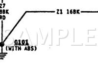 1996 Dodge B2500 VAN Sportsman 3.9 V6 GAS Wiring Diagram
