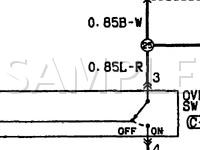1996 Chrysler Sebring LX 2.5 V6 GAS Wiring Diagram