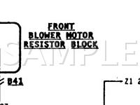 1996 Dodge Caravan  2.4 L4 GAS Wiring Diagram