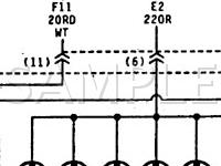 1996 Chrysler Town & Country LX 3.8 V6 GAS Wiring Diagram