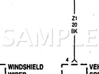 1997 Plymouth Breeze  2.4 L4 GAS Wiring Diagram