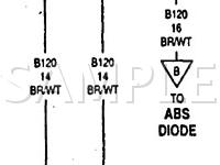 1997 Dodge Intrepid  3.3 V6 GAS Wiring Diagram