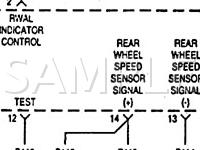 1997 Dodge Dakota  2.5 L4 GAS Wiring Diagram