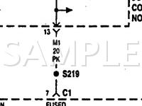1997 Dodge Dakota  3.9 V6 GAS Wiring Diagram