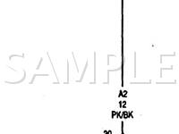 1997 Dodge Dakota  2.5 L4 GAS Wiring Diagram