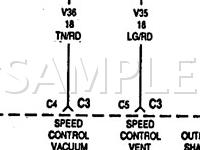 1997 Dodge RAM 1500 Pickup  3.9 V6 GAS Wiring Diagram