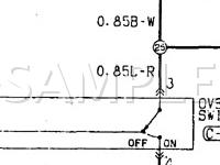 1997 Chrysler Sebring LX 2.0 L4 GAS Wiring Diagram