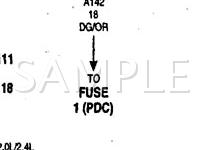 1999 Plymouth Breeze  2.4 L4 GAS Wiring Diagram