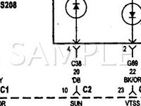 1999 Dodge Intrepid  3.2 V6 GAS Wiring Diagram
