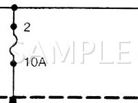 2001 Ford F-250 Super Duty Pickup  5.4 V8 GAS Wiring Diagram