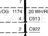 2003 Lincoln Navigator  5.4 V8 GAS Wiring Diagram