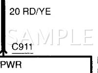 2003 Ford Windstar  3.8 V6 GAS Wiring Diagram