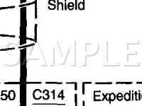 2005 Lincoln Navigator  5.4 V8 GAS Wiring Diagram