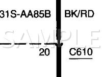 2005 Ford Focus ZX4 2.0 L4 GAS Wiring Diagram