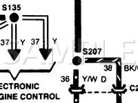 1986 Ford Aerostar  2.3 L4 GAS Wiring Diagram