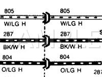 1986 Ford Aerostar  2.8 V6 GAS Wiring Diagram