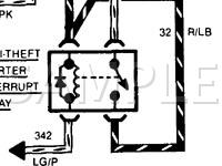 1986 Lincoln Continental  5.0 V8 GAS Wiring Diagram