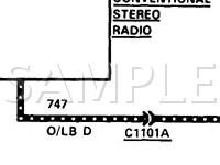 1986 Mercury Colony Park  5.0 V8 GAS Wiring Diagram