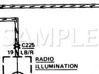 1986 Mercury Lynx  1.9 L4 GAS Wiring Diagram