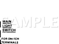 1986 Ford Escort LX 2.0 L4 DIESEL Wiring Diagram