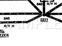 1986 Ford LTD Brougham 3.8 V6 GAS Wiring Diagram