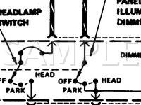 1986 Ford LTD  2.3 L4 GAS Wiring Diagram
