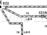 1986 Ford LTD  2.3 L4 GAS Wiring Diagram