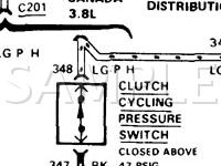 1986 Ford LTD  2.3 L4 GAS Wiring Diagram