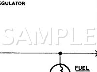 1986 Mercury Capri  2.3 L4 GAS Wiring Diagram