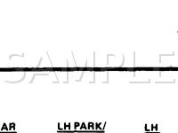 1986 Mercury Capri  2.3 L4 GAS Wiring Diagram