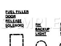 1986 Mercury Capri  2.3 L4 GAS Wiring Diagram