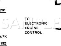 1986 Ford Mustang GT 5.0 V8 GAS Wiring Diagram