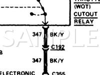 1986 Ford Mustang GT 5.0 V8 GAS Wiring Diagram