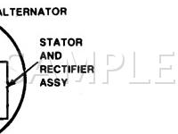 1986 Mercury Sable  3.0 V6 GAS Wiring Diagram