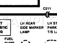 1986 Ford Taurus  3.0 V6 GAS Wiring Diagram