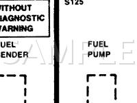 1986 Ford Taurus  2.5 L4 GAS Wiring Diagram