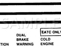 1986 Ford Taurus  3.0 V6 GAS Wiring Diagram