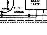 1986 Mercury Sable  2.5 L4 GAS Wiring Diagram