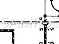 1986 Mercury Sable  3.0 V6 GAS Wiring Diagram